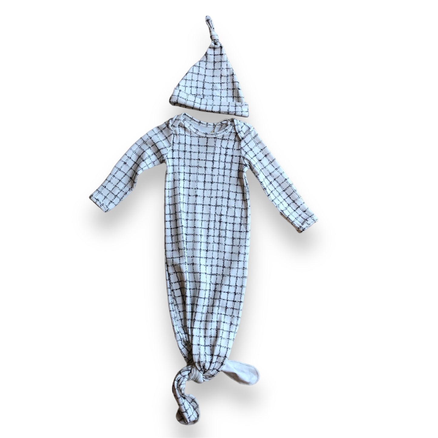 Checkered Cap & Gown