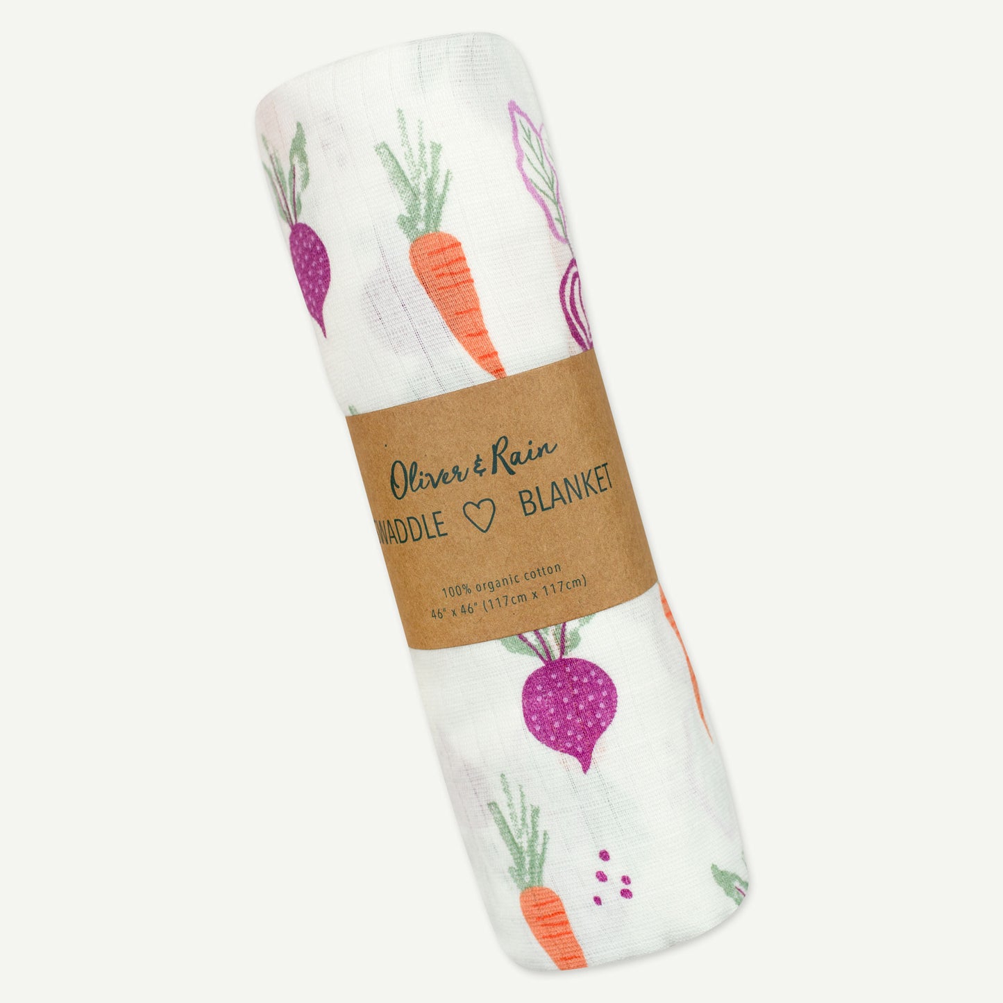 Veggie Print Swaddle