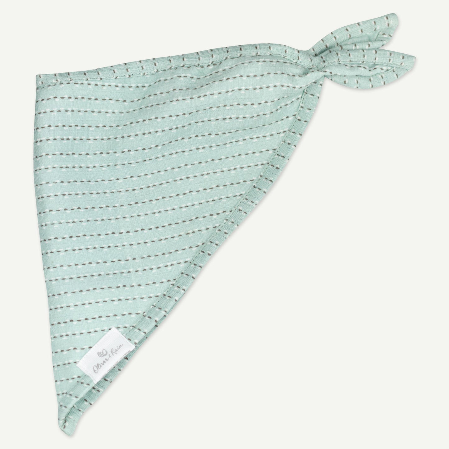 Watercolor Bear Print 2-Pack Bandana Bib