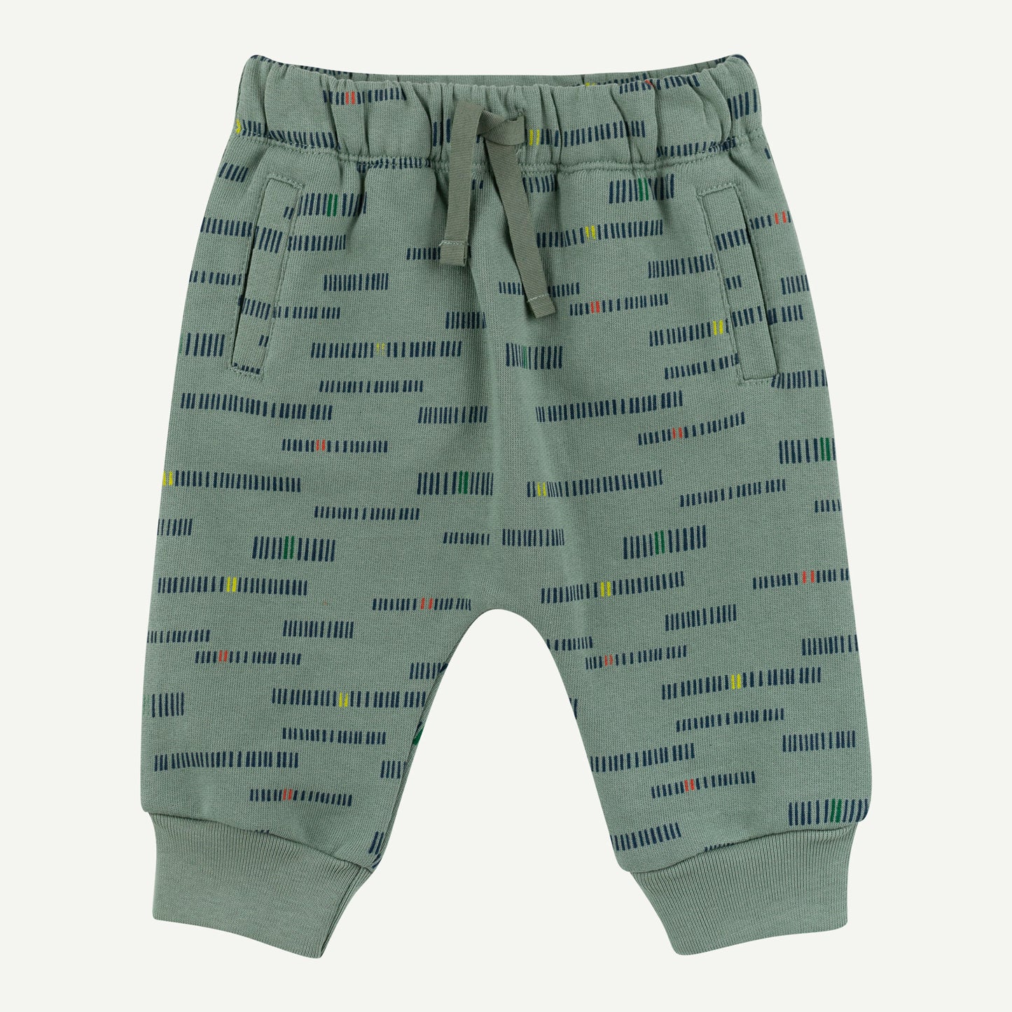 Olive Geo Print Pant