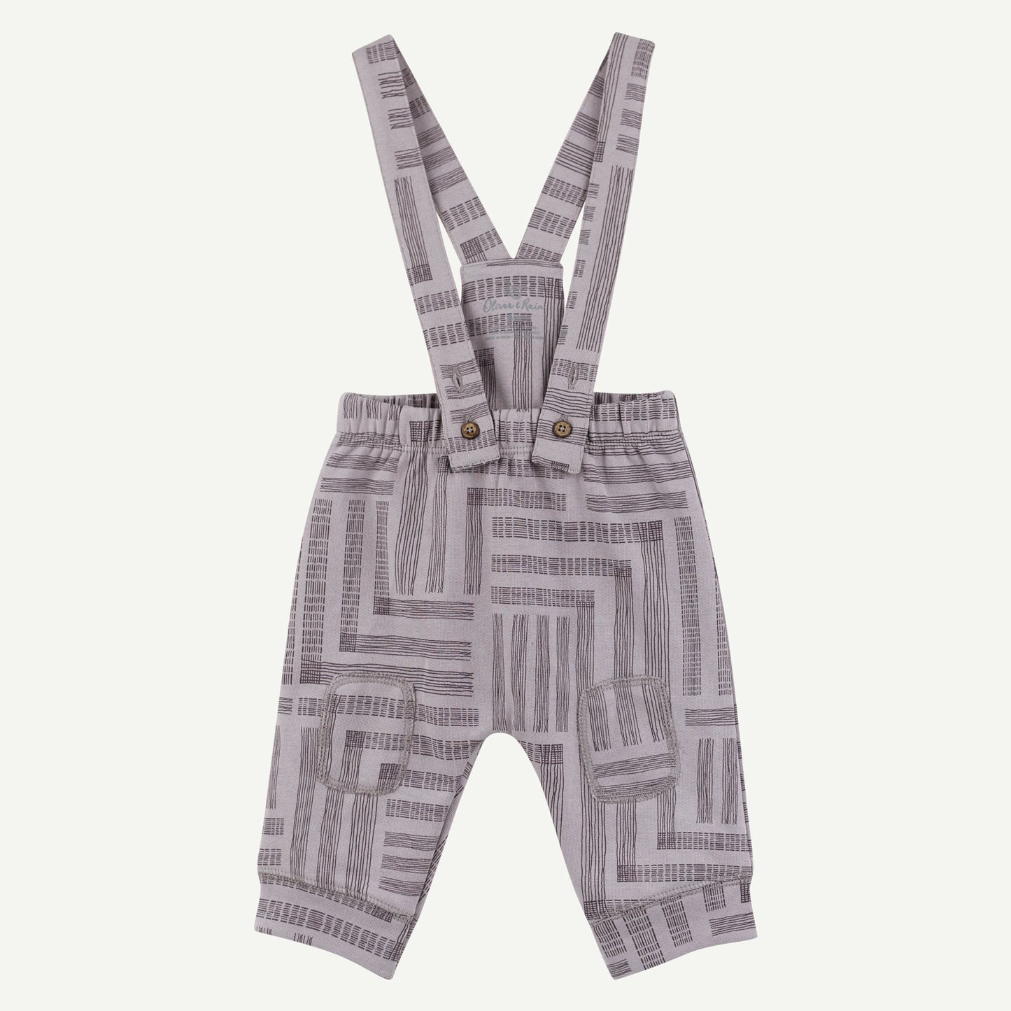 Gray Geo Overall