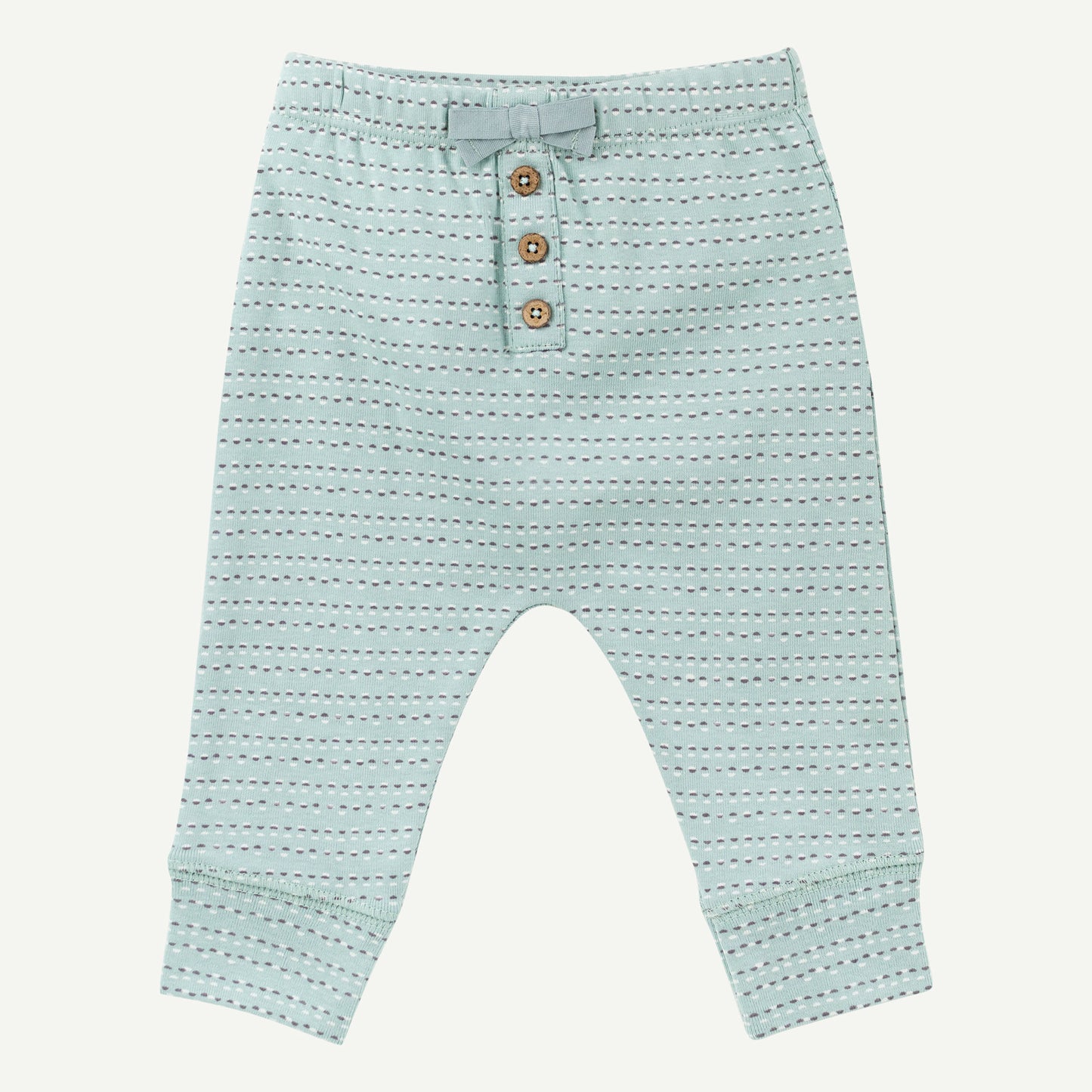 Light Blue Geo Ruffle Legging