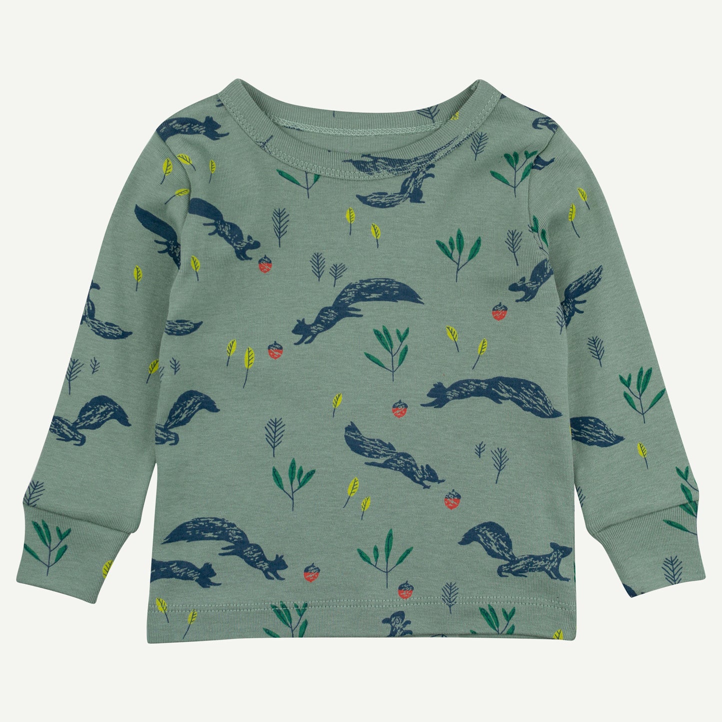 2-Piece Pajama in Squirrel Print