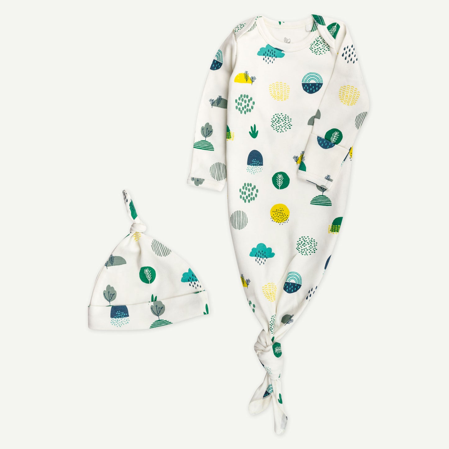 2-Piece Cap & Gown Set in Ecosystem Print