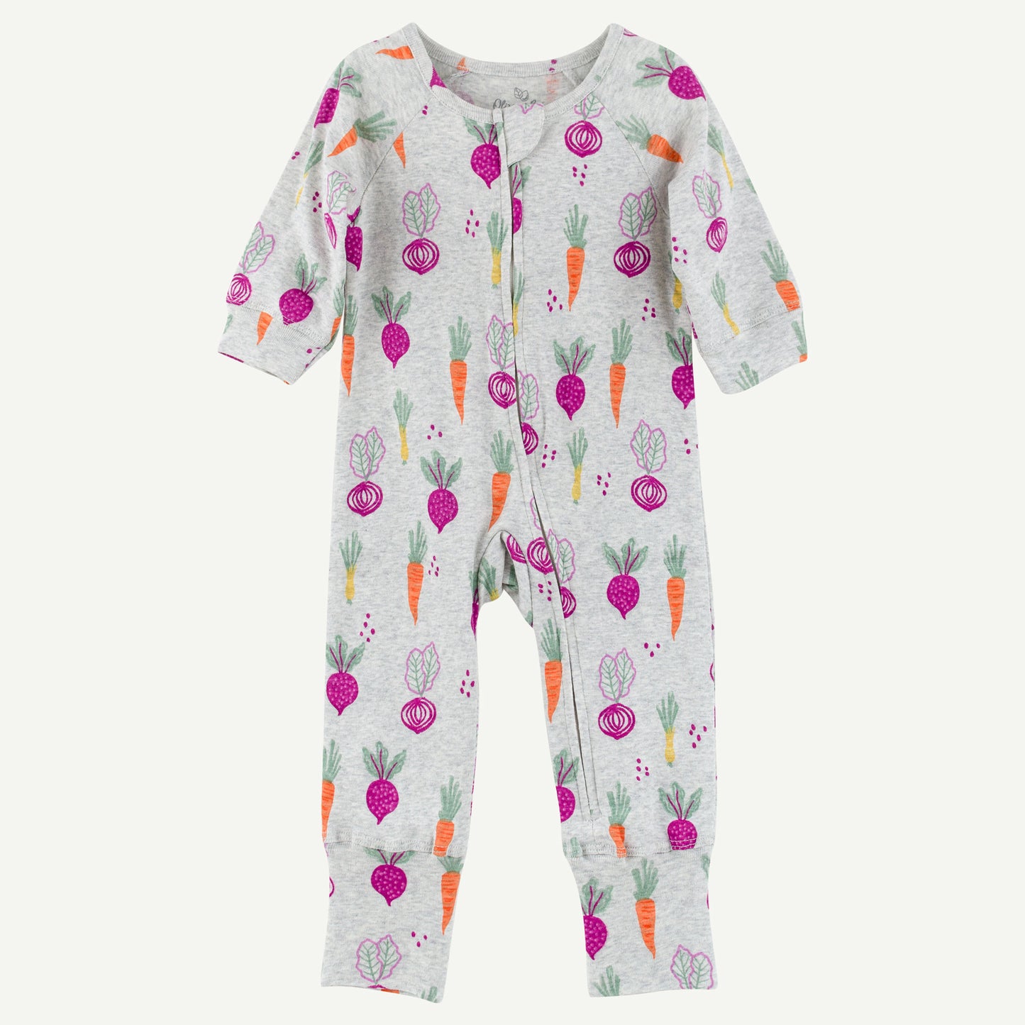 Veggie Print Unionsuit