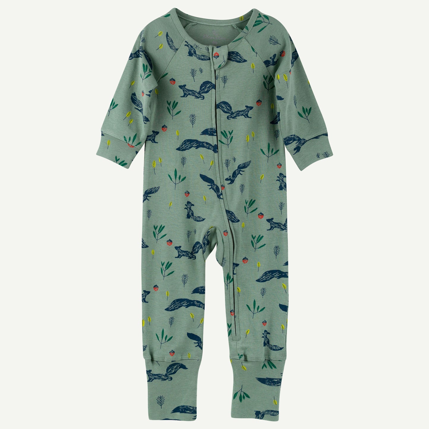 Squirrel Print Unionsuit