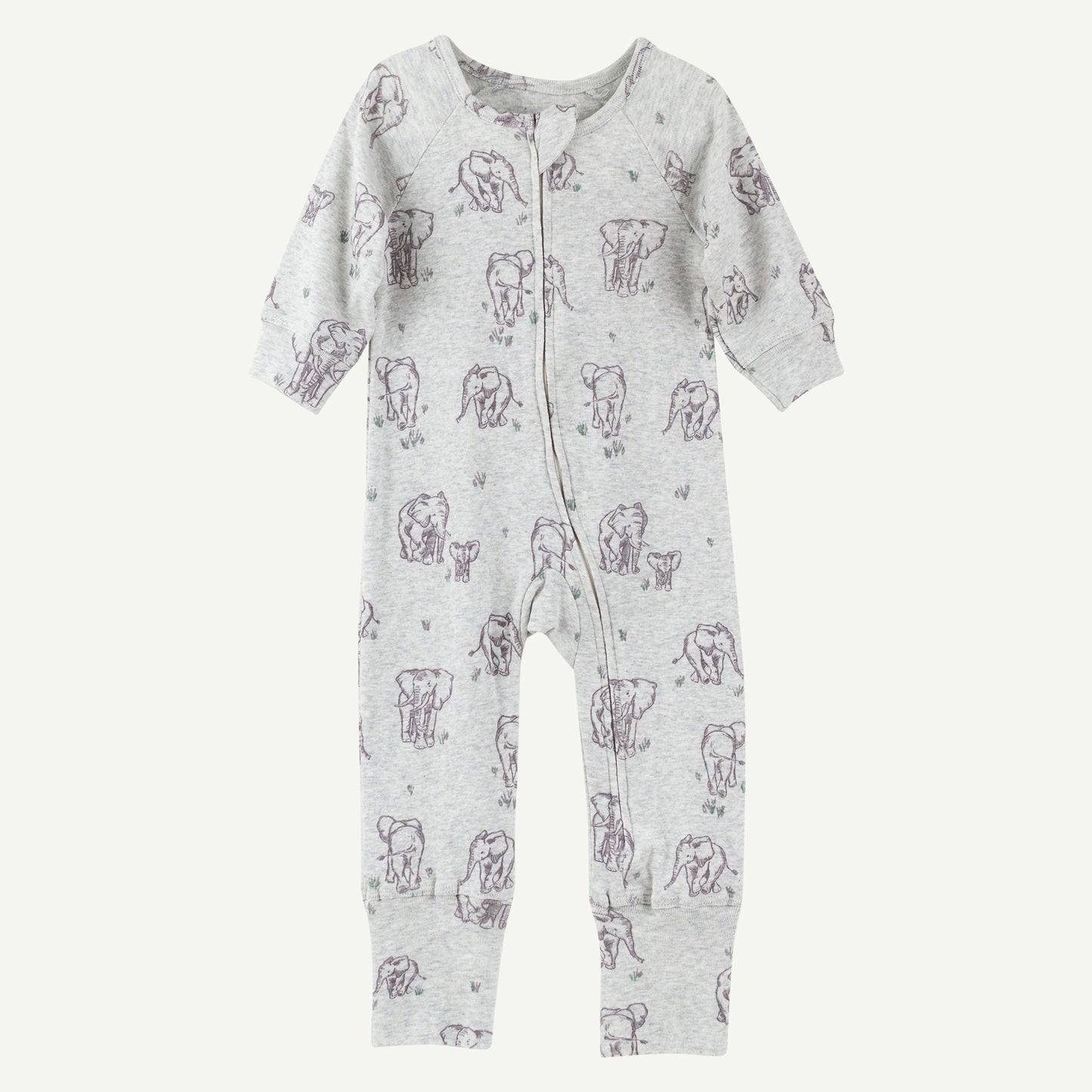 Elephant Print Unionsuit