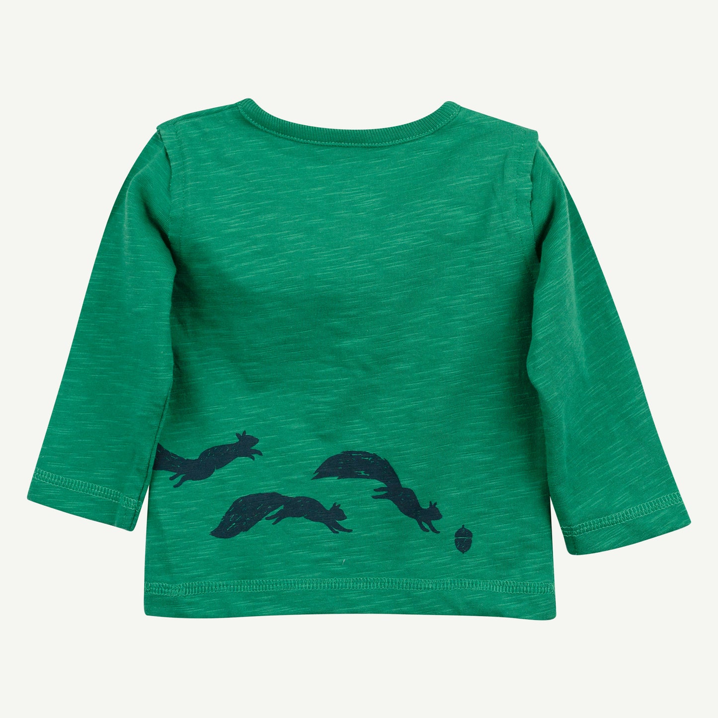 Green Squirrel Henley Tee