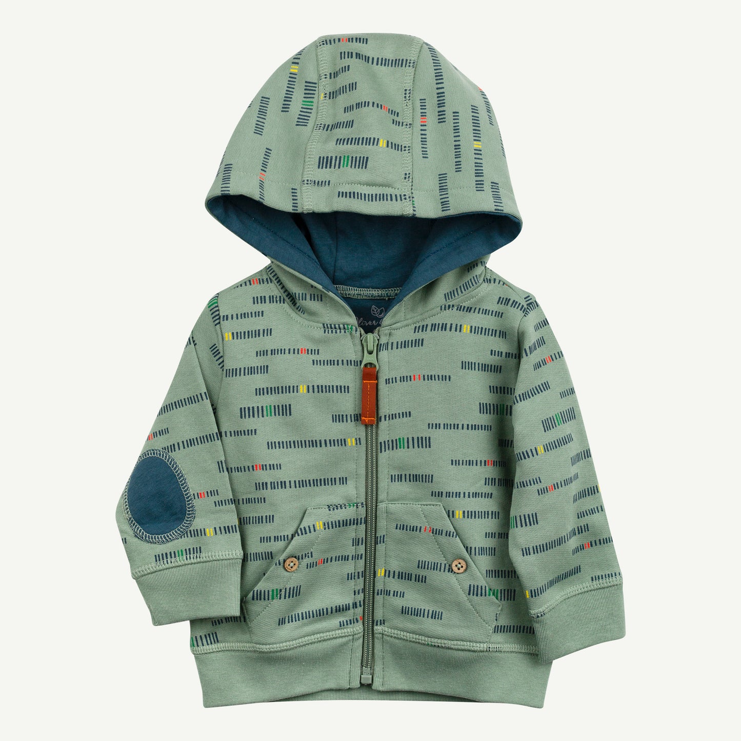 Olive Geo Print Jacket