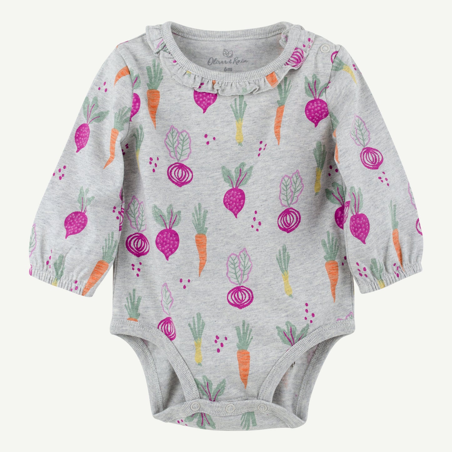 Veggie Print Bodysuit