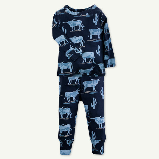 Longhorn Blue Pajamas