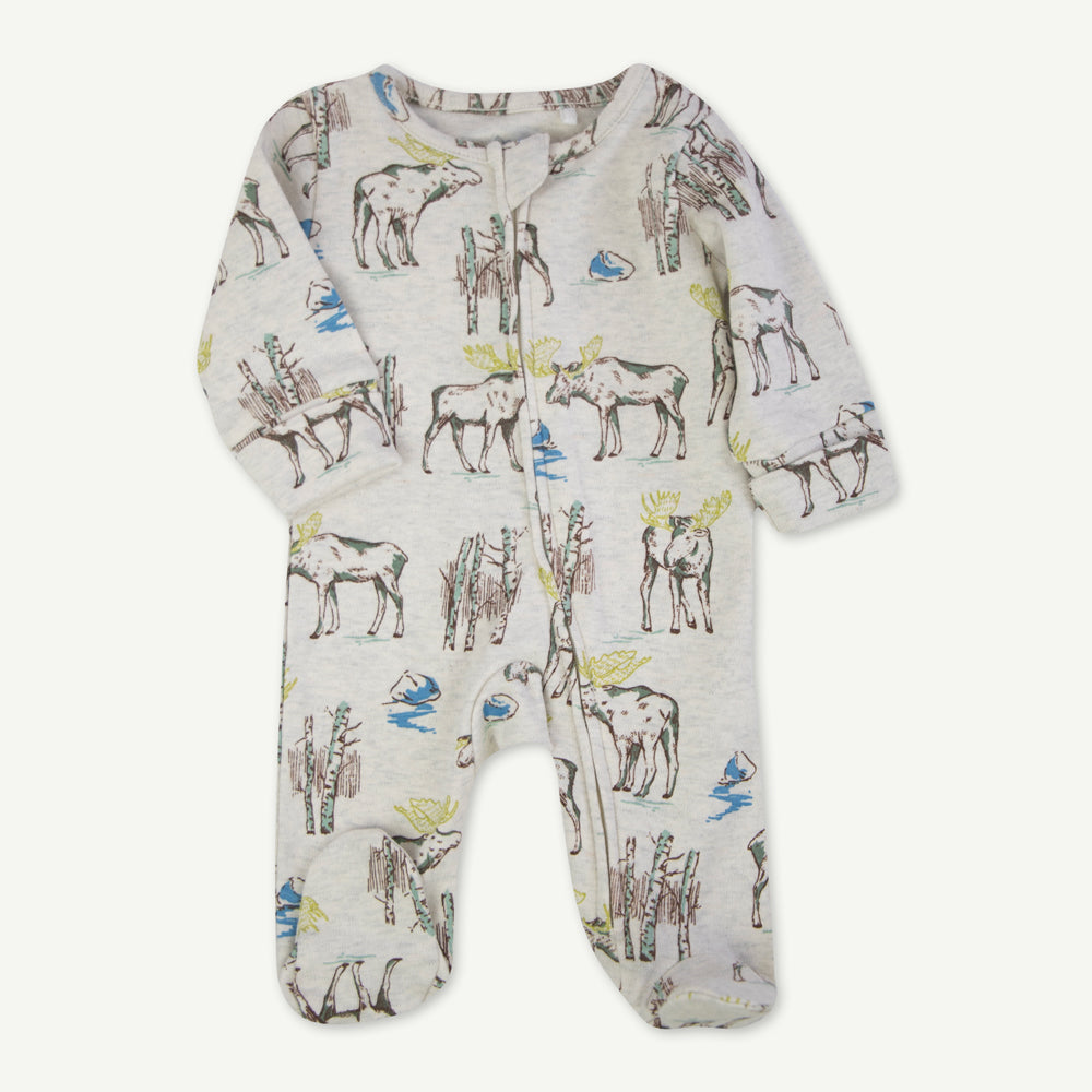 Moose Print Sleep and Play