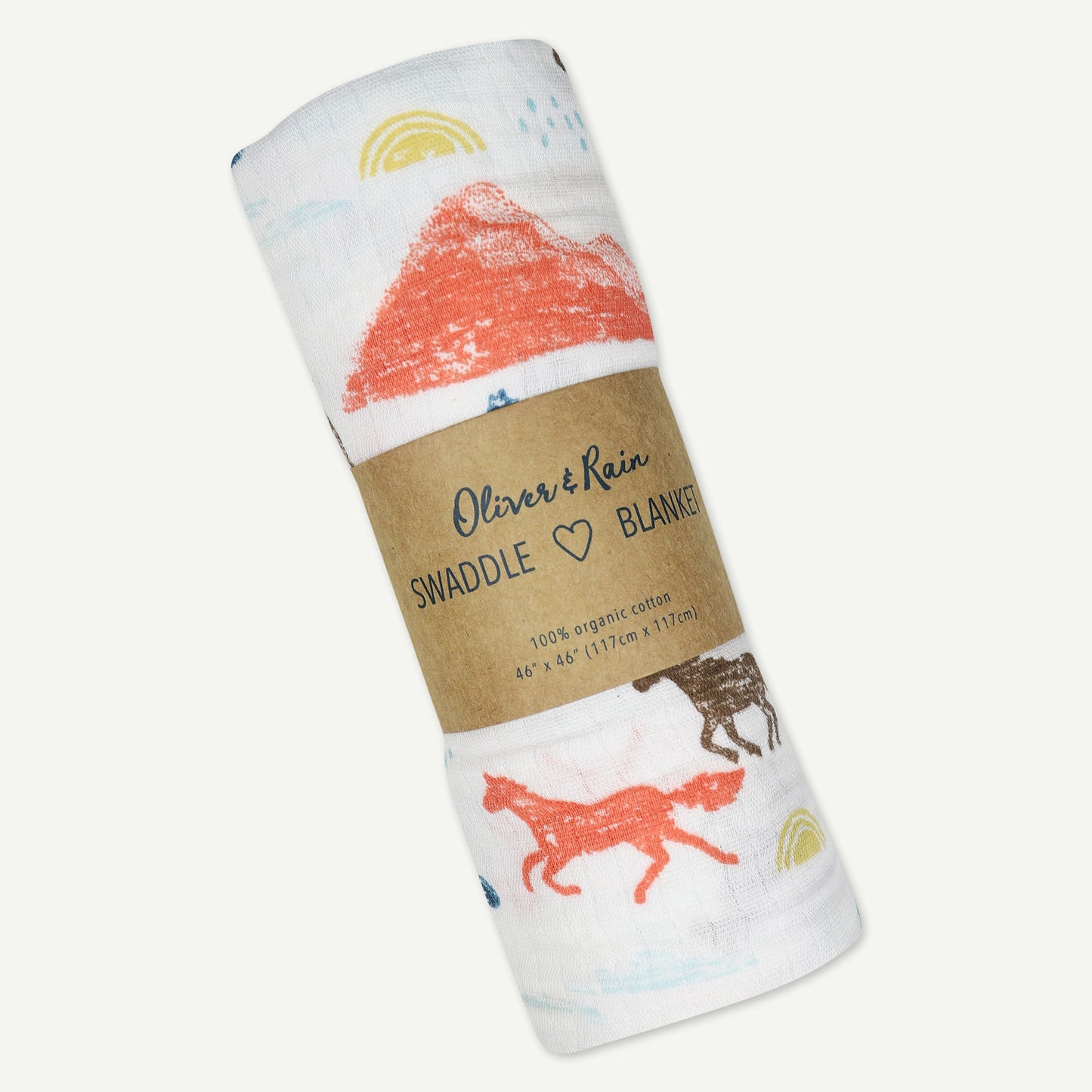Horse Print Swaddle
