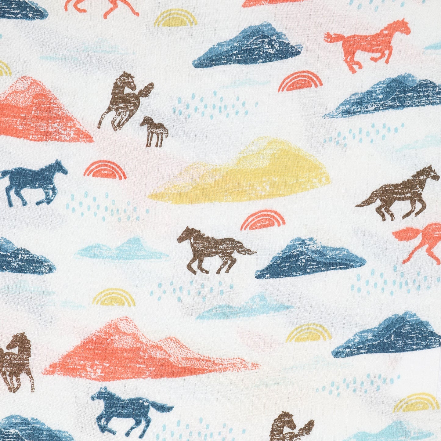 Horse Print Swaddle
