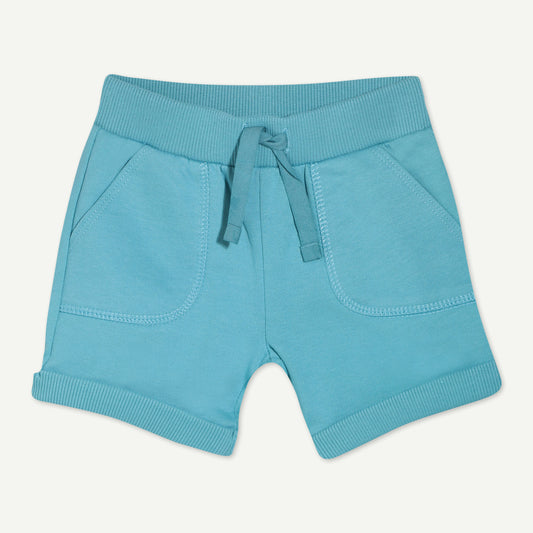Turquoise Blue Pocket Short