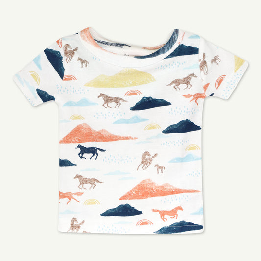 2-Pack Pajama Set in Horse Print