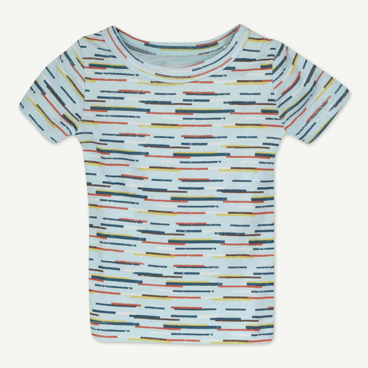 2-Pack Pajama Set in Blue Broken Stripe