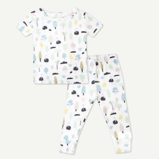 2-Pack Pajama Set in Ostrich Print