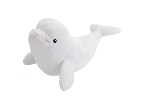 Wild Republic - Ecokins Beluga Whale Stuffed Animal 12"