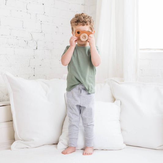 Colored Organics - Organic Baby and Kids Classic Crew Neck Tee - Thyme