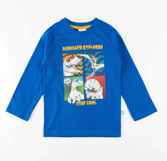 Juscubs - SET OF 2 BABY BOYS GRAPHIC PRINTED
FULL SLEEVE T SHIRT