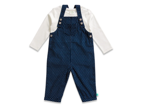 Juscubs - BABY BOYS POLKA DOT DUNGAREE
