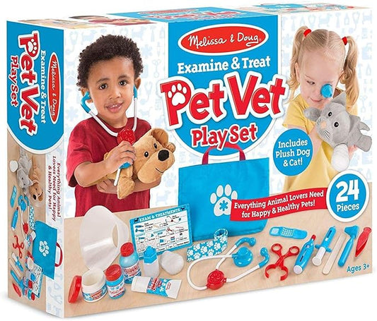 Melissa and Doug:  Examine & Treat Pet Vet Play Set