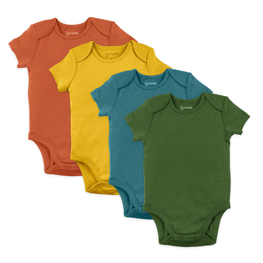 4-Pack Organic Cotton Lion Bodysuit