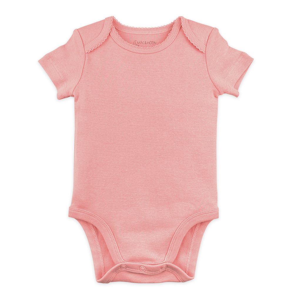 4-Pack Organic Cotton Bodysuit in Rainbow Print