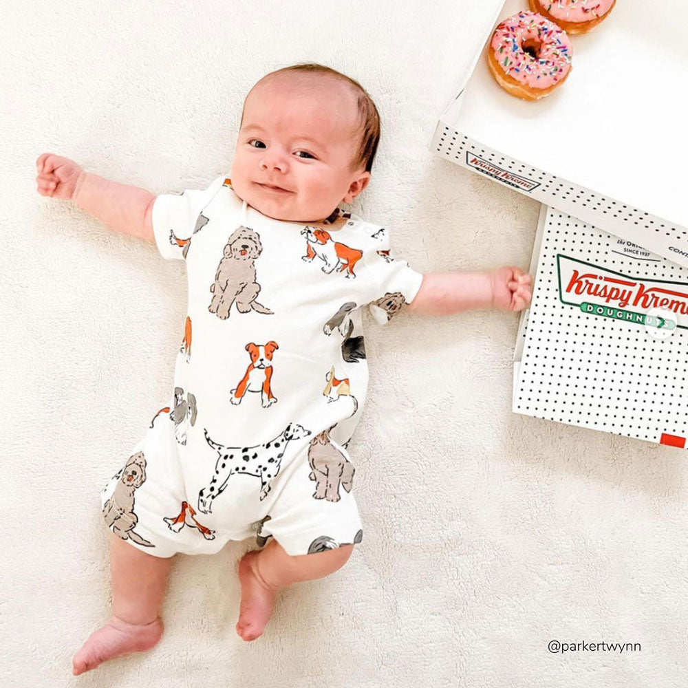 Organic Cotton 2-Pack Romper in Furry Friends Print