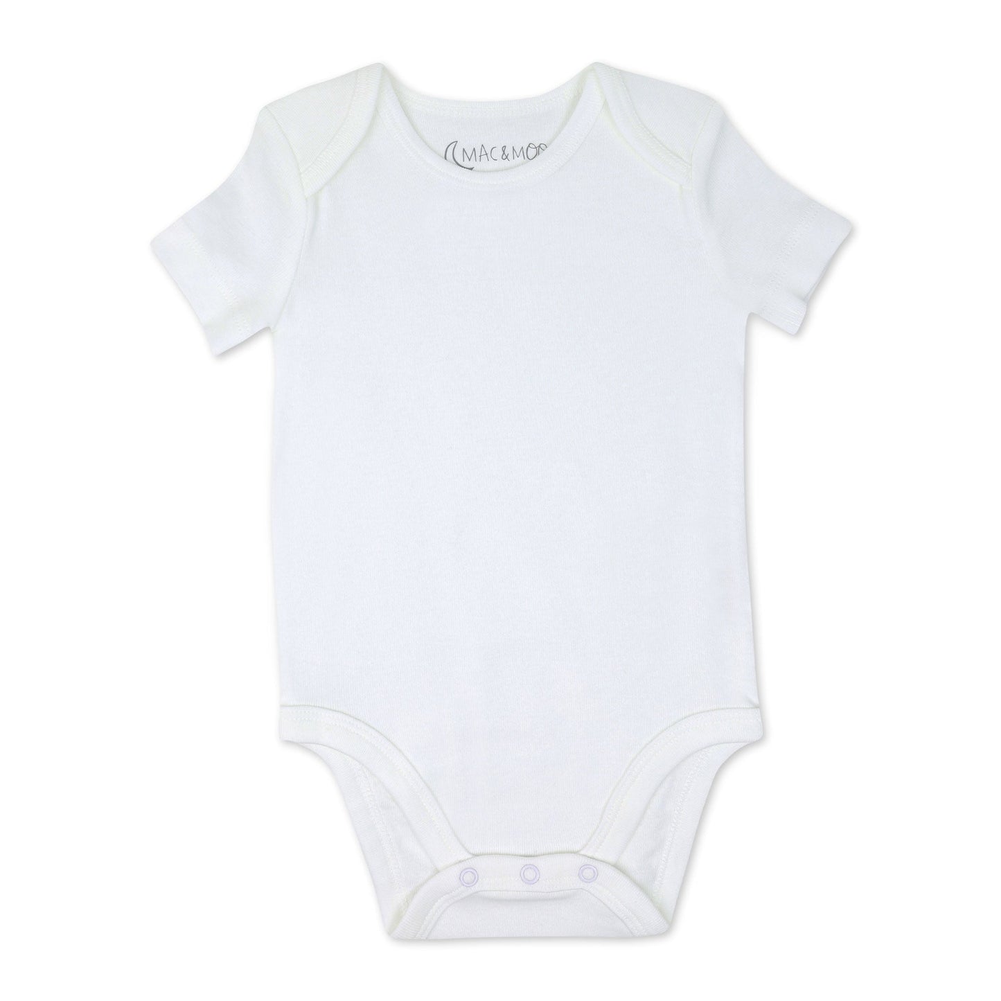 5-Pack Organic Cotton Bodysuit in Furry Friend Colors