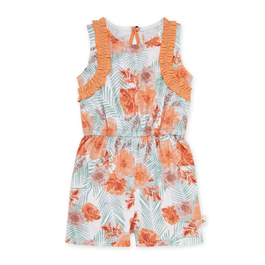 Burt's Bees Baby Toddler Coastal Floral Romper