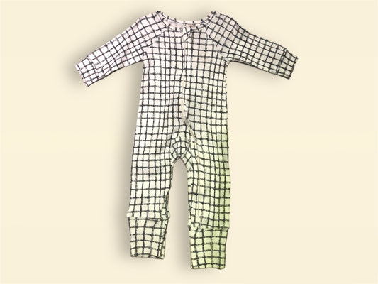 Checkered Unionsuit