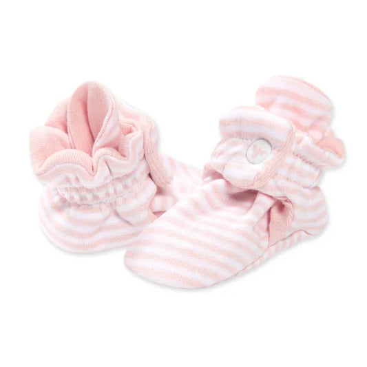 Burt's Bees Baby Classic Stripe Organic Cotton Baby Booties