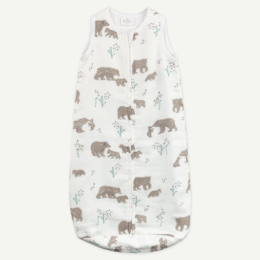 Watercolor Bear Print Sleep Bag