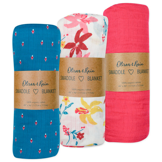 Bird & Lily 3-Pack Swaddle