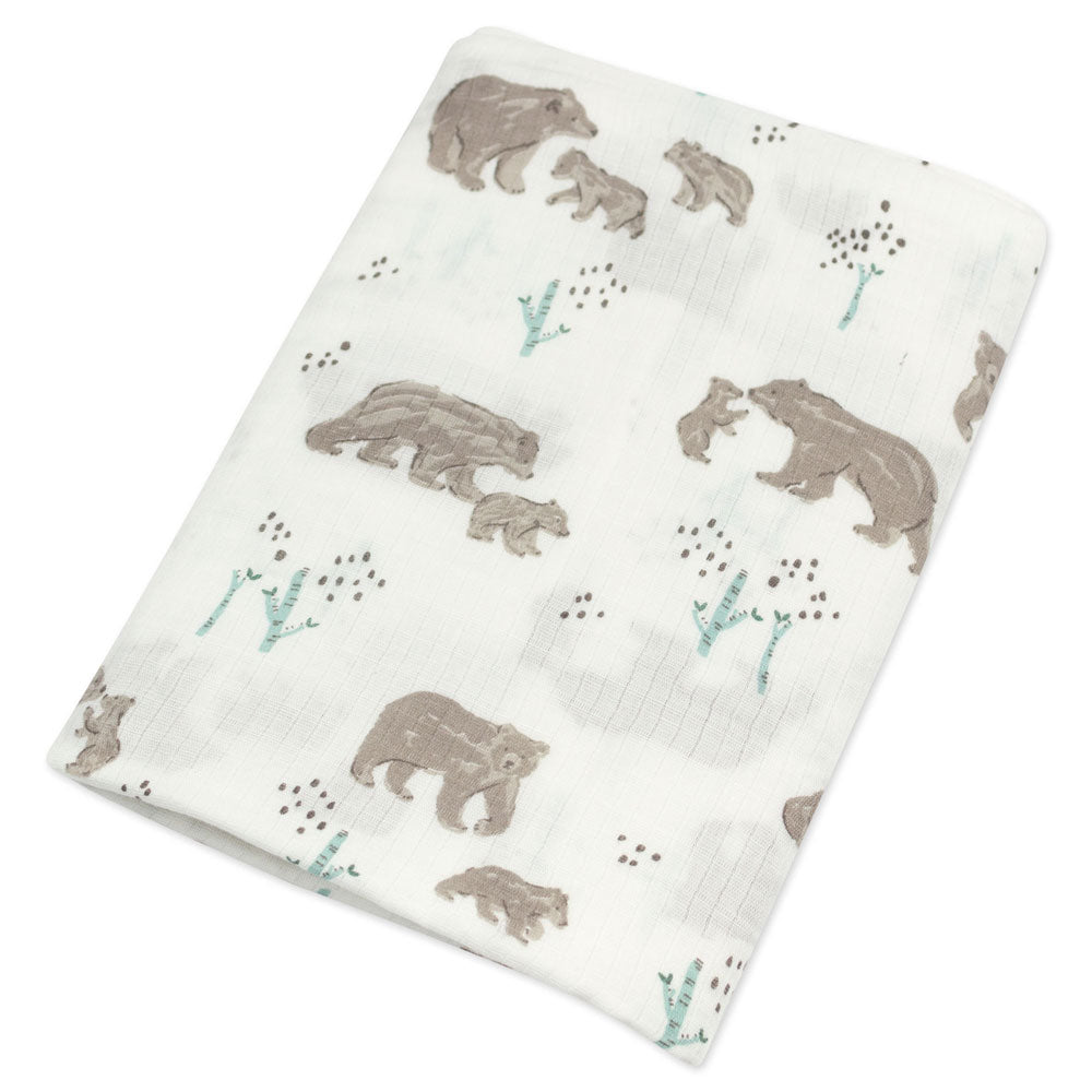 Watercolor Bear 2-Pack Swaddle
