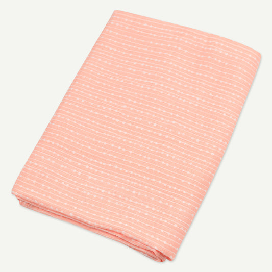 Pink Geo Stripe Swaddle