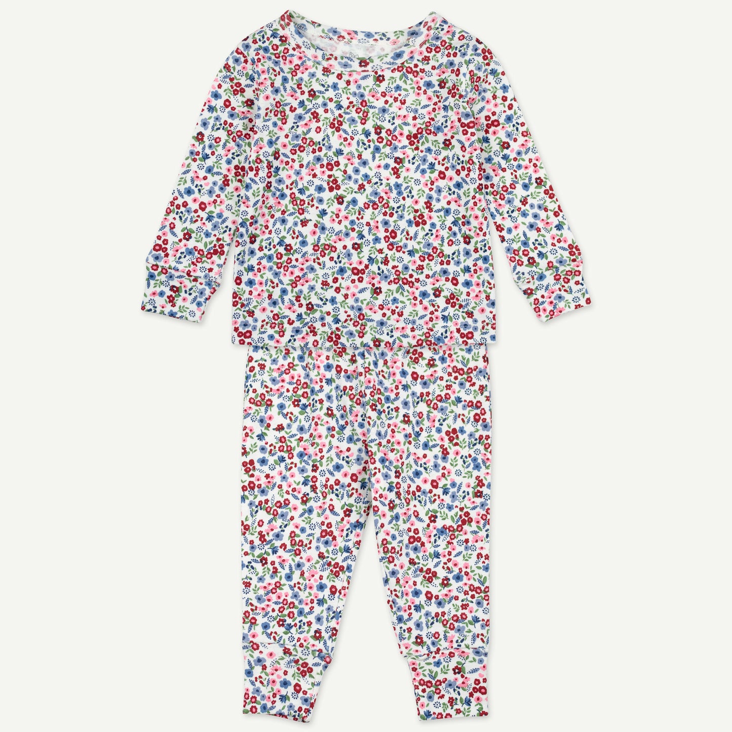 2-Piece Pajama in Ditsy Floral Print