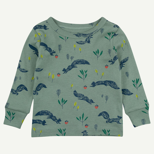 2-Piece Pajama in Squirrel Print