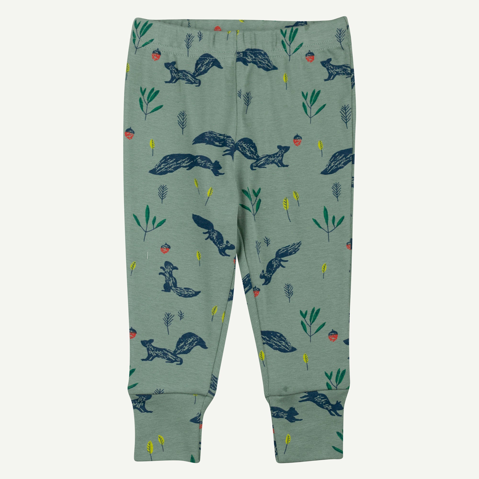 2 Piece Pajama in Squirrel Print