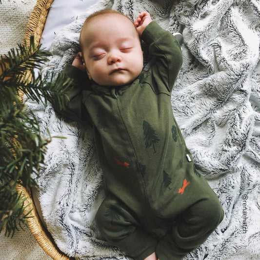 Squirrel Print Unionsuit