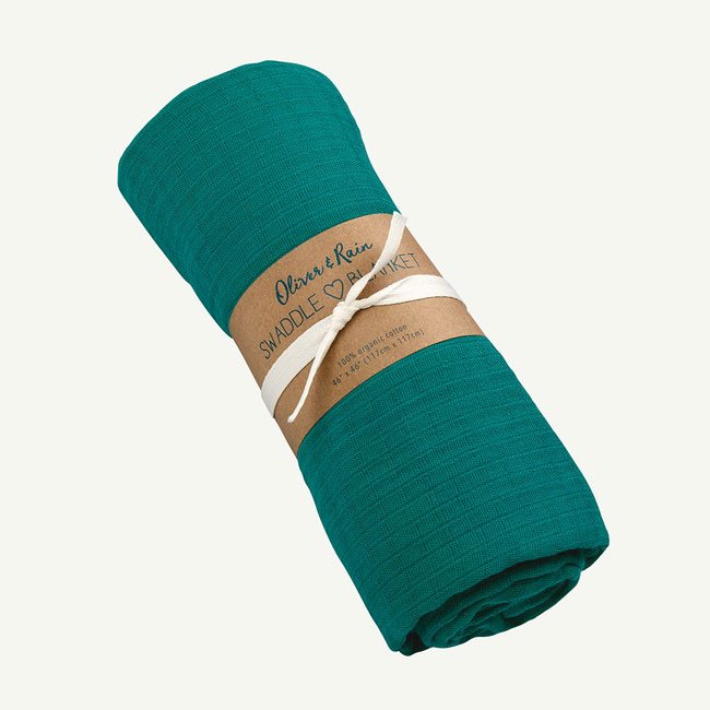 RS18T0129_ALT1-oliver and rain-organic-baby-blanket-muslin-swaddle-dark teal