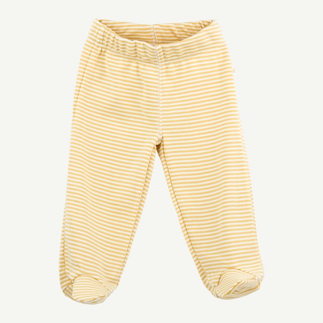 RS19M0924_A2-oliver-and-rain-organic-baby-clothes-essentials-collection-girl-boy-neutral-gold-yellow-mini-stripe-footed-kimono-2-piece-set-min