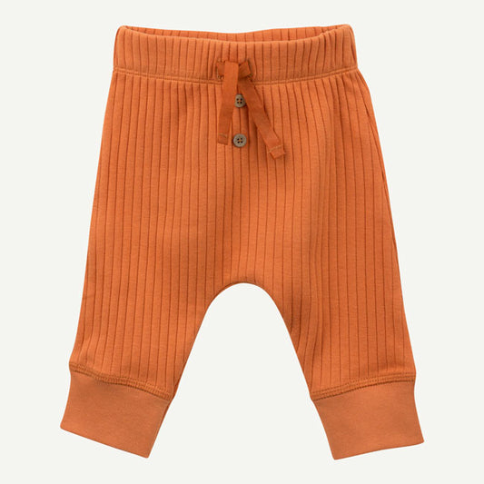 Burnt Orange Rib Pant