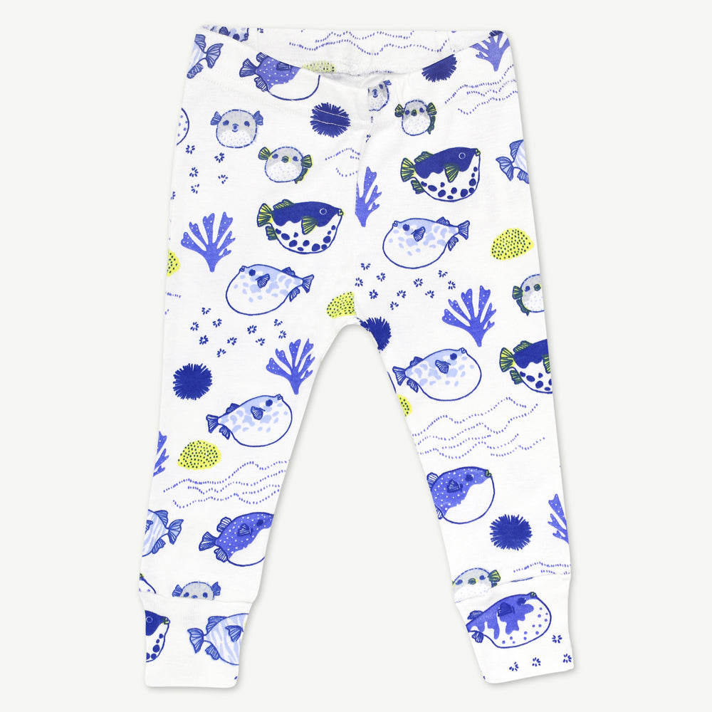 2-Pack Pajama Set in Bubble Fish Print