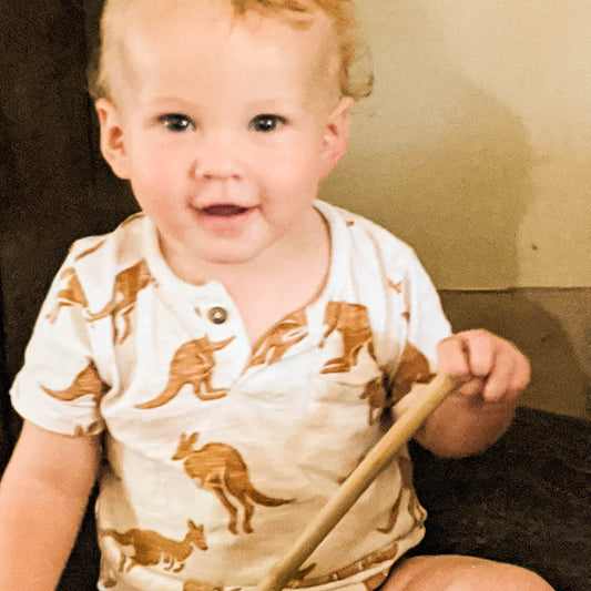 Kangaroo Print Top